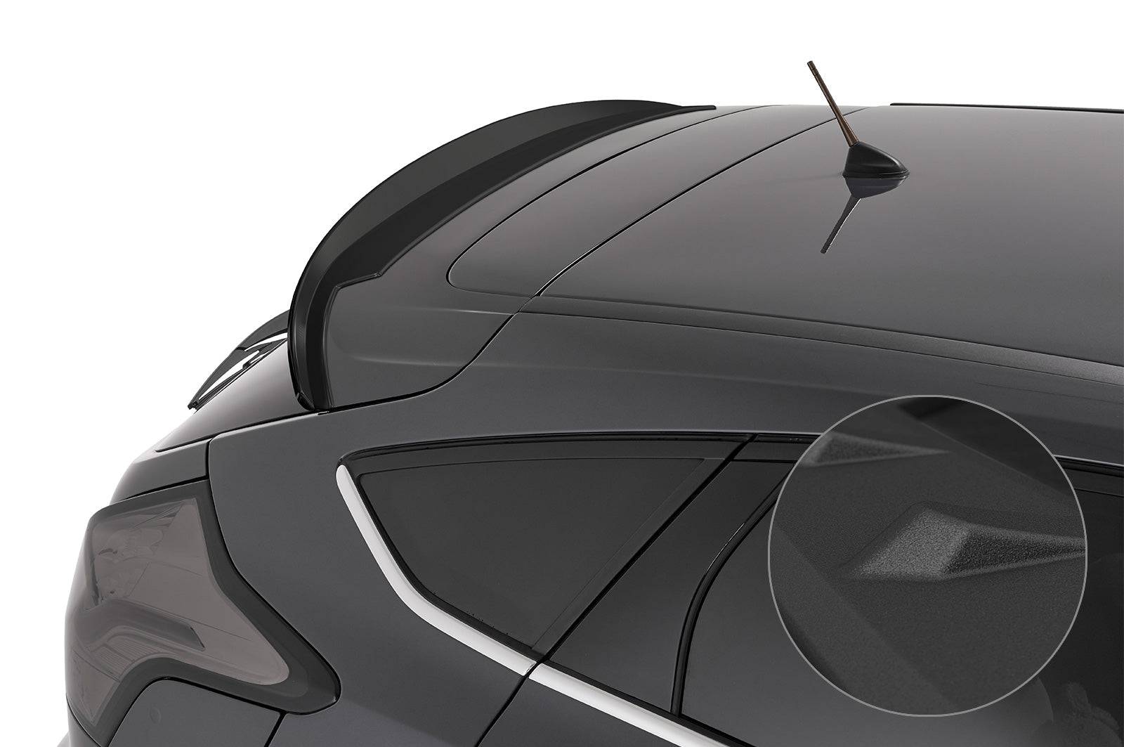 CSR Heckspoiler | Heckflügel mit ABE für Ford Focus MK3 HF754-S Strukturiert schwarz matt (keine Lackierung erforderlich)