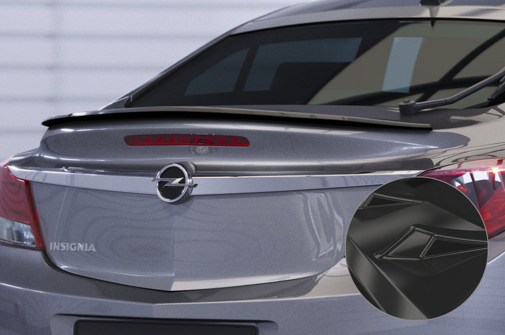 CSR Heckspoiler | Heckflügel mit ABE für Opel Insignia A 5-türer HF755-G Glossy schwarz Hochglanz (keine Lackierung erforderlich)