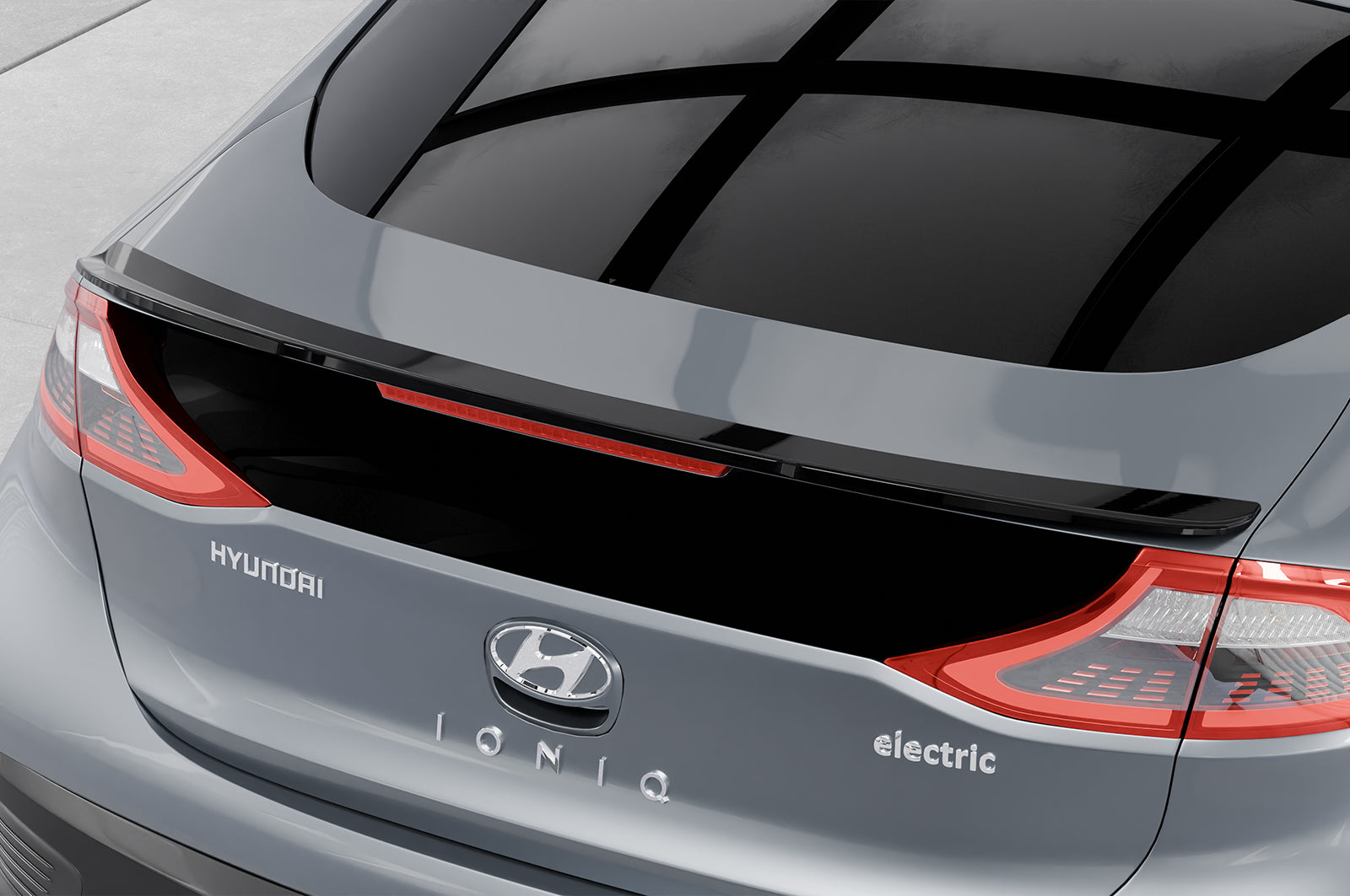 CSR Heckspoiler | Heckflügel mit ABE für Hyundai Ioniq HF756-S Strukturiert schwarz matt (keine Lackierung erforderlich)