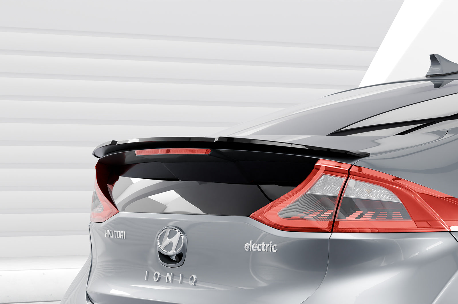 CSR Heckspoiler | Heckflügel mit ABE für Hyundai Ioniq HF756-L Unlackiert roh (Lackierung erforderlich)
