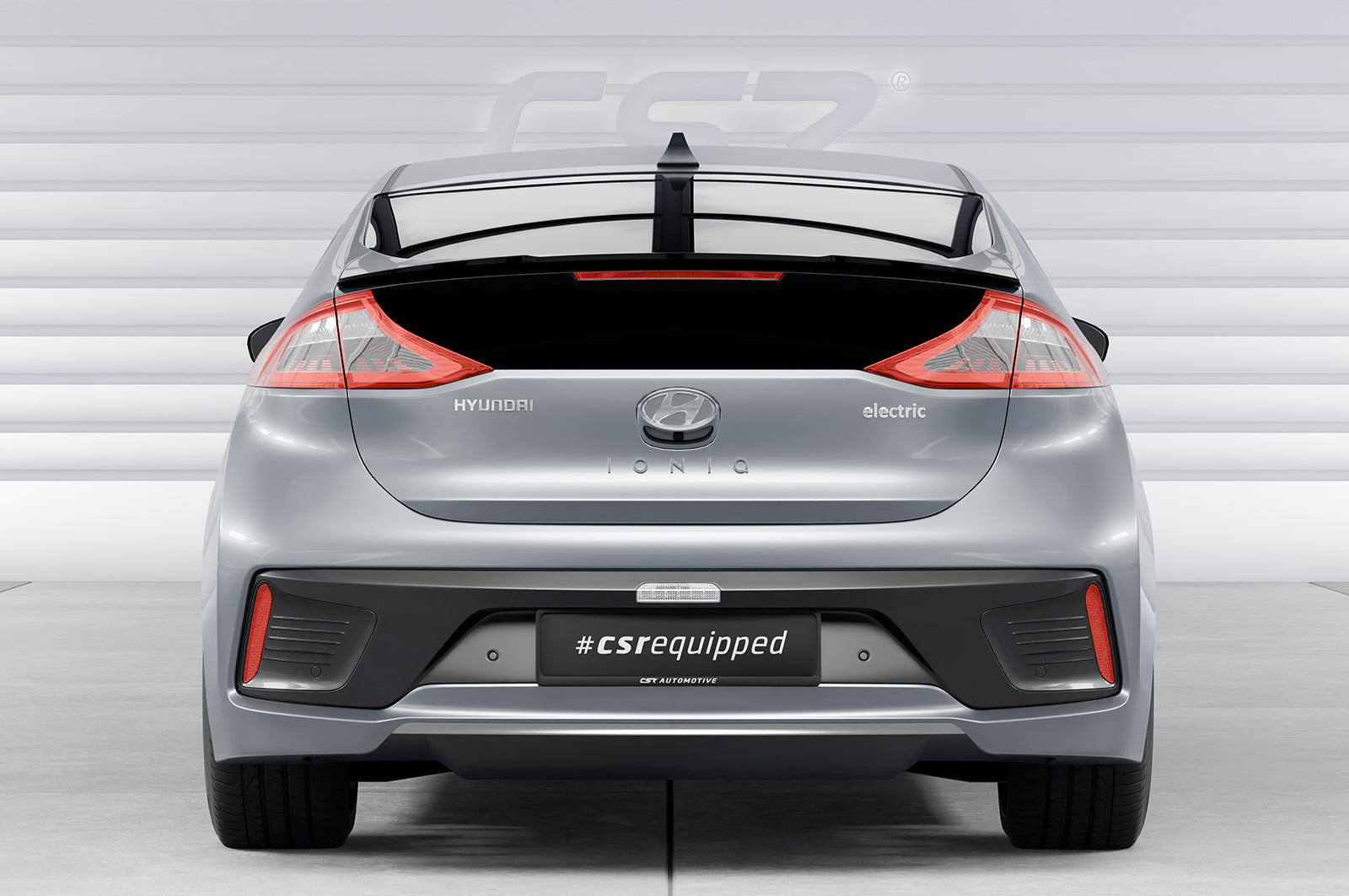 CSR Heckspoiler | Heckflügel mit ABE für Hyundai Ioniq HF756-L Unlackiert roh (Lackierung erforderlich)