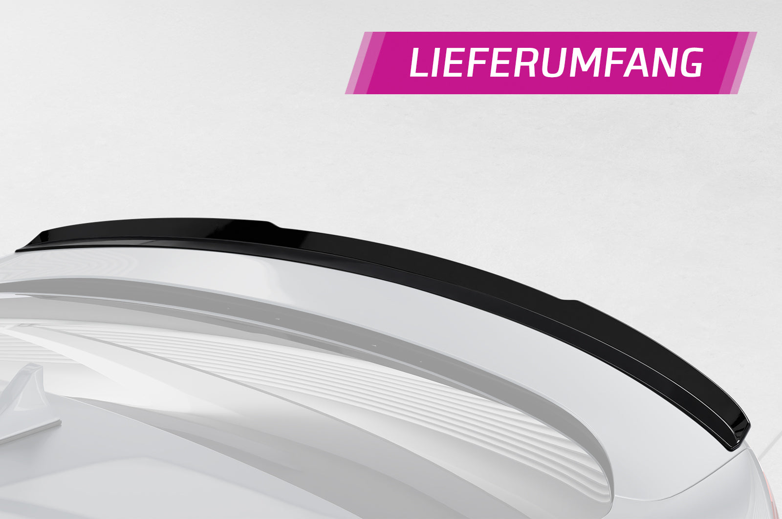 CSR Heckspoiler | Heckflügel mit ABE für Hyundai Ioniq HF756-S Strukturiert schwarz matt (keine Lackierung erforderlich)