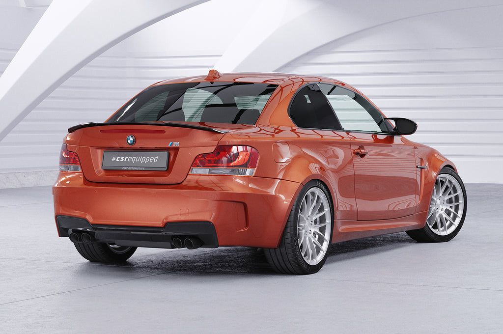 CSR Heckspoiler | Heckflügel mit ABE für BMW 1er E82 / E88 HF758-L Unlackiert roh (Lackierung erforderlich)
