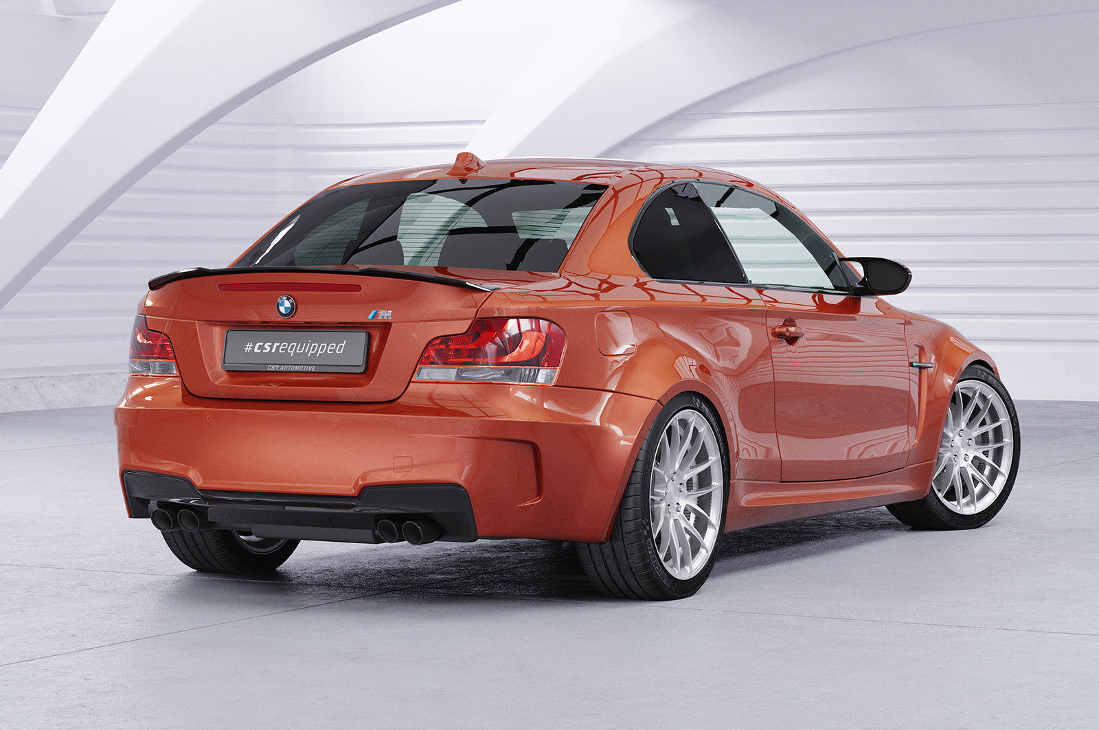 CSR Heckspoiler | Heckflügel mit ABE für BMW 1er E82 / E88 HF758-L Unlackiert roh (Lackierung erforderlich)