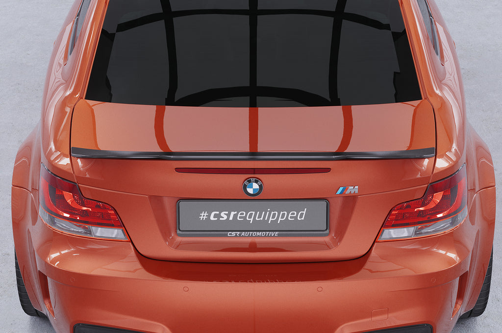 CSR Heckspoiler | Heckflügel mit ABE für BMW 1er E82 / E88 HF758-L Unlackiert roh (Lackierung erforderlich)