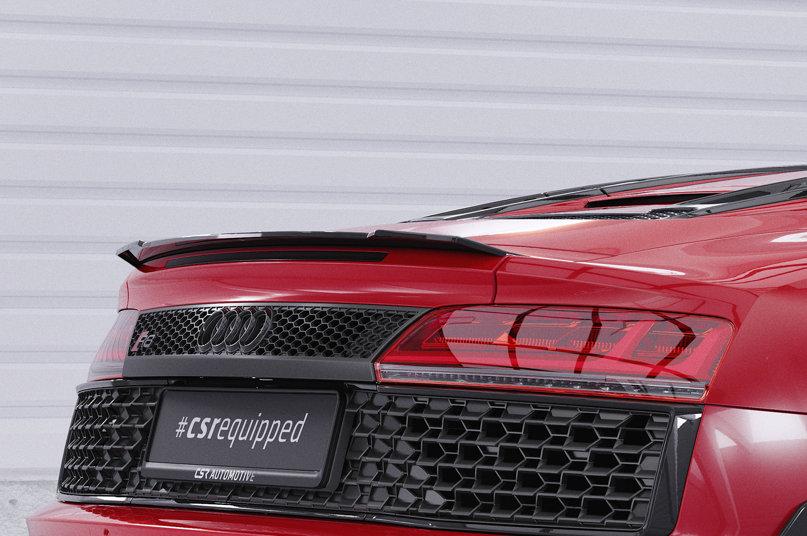 CSR Heckspoiler | Heckflügel mit ABE für Audi R8 (4S) Spyder HF760-S Strukturiert schwarz matt (keine Lackierung erforderlich)