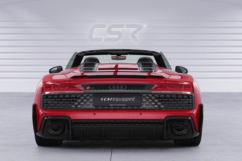 CSR Heckspoiler | Heckflügel mit ABE für Audi R8 (4S) Spyder HF760-S Strukturiert schwarz matt (keine Lackierung erforderlich)