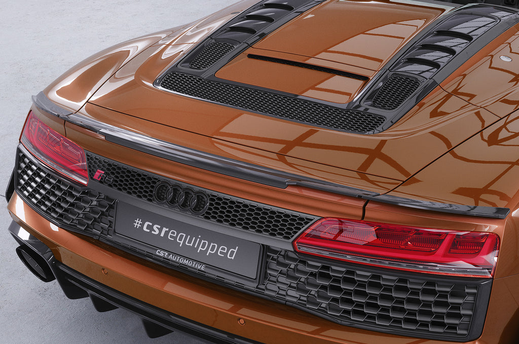 CSR Heckspoiler | Heckflügel mit ABE für Audi R8 (4S) Spyder HF761-S Strukturiert schwarz matt (keine Lackierung erforderlich)