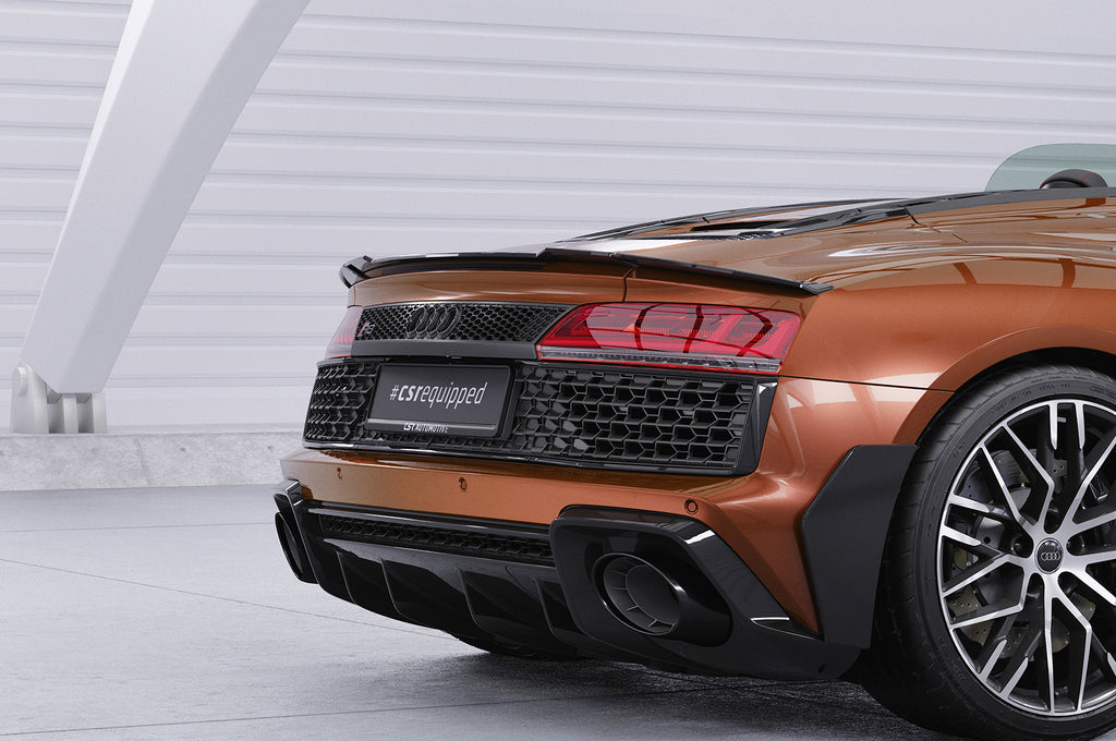 CSR Heckspoiler | Heckflügel mit ABE für Audi R8 (4S) Spyder HF761-S Strukturiert schwarz matt (keine Lackierung erforderlich)