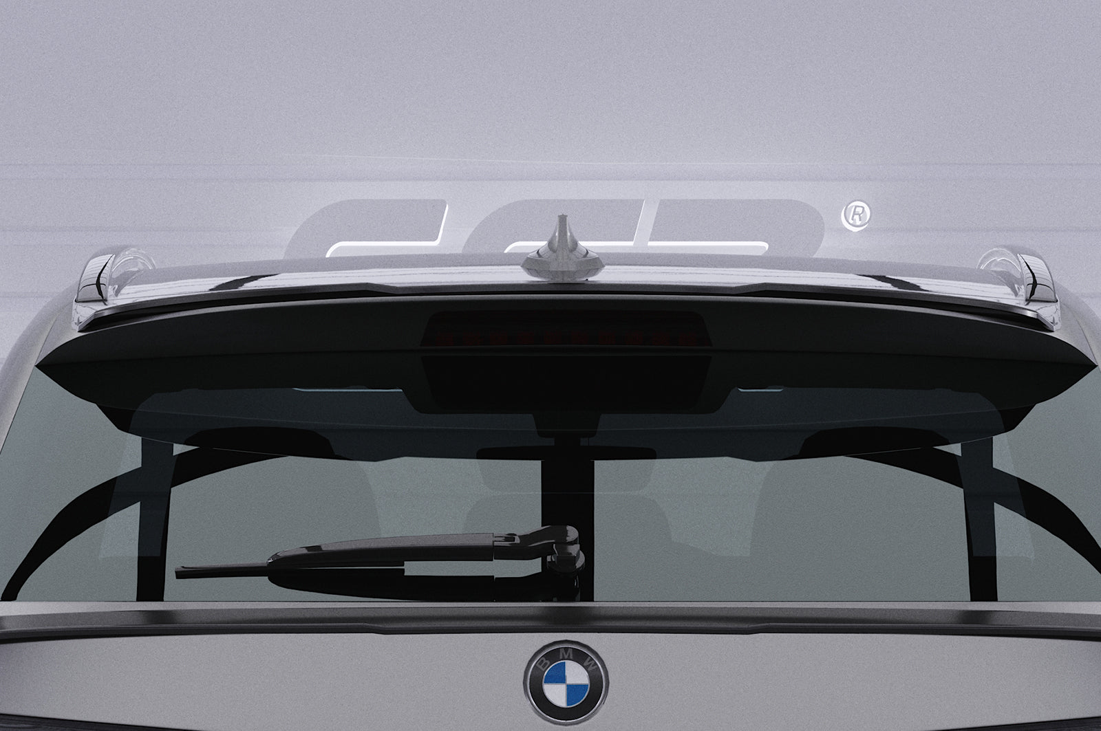 CSR Heckspoiler | Heckflügel mit ABE für BMW 3er G21 HF765-S Strukturiert schwarz matt (keine Lackierung erforderlich)