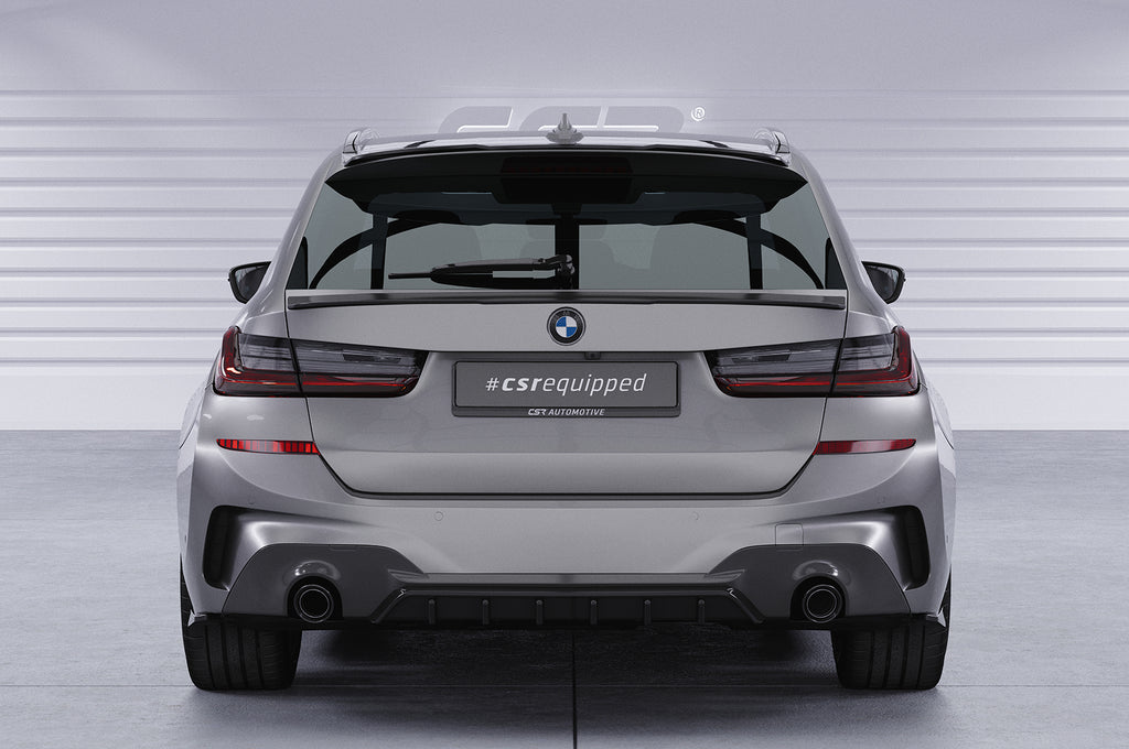 CSR Heckspoiler | Heckflügel mit ABE für BMW 3er G21 HF765-L Unlackiert roh (Lackierung erforderlich)