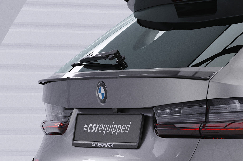 CSR Heckspoiler | Heckflügel mit ABE für BMW 3er G21 HF766-G Glossy schwarz Hochglanz (keine Lackierung erforderlich)