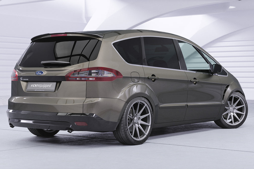 CSR Heckspoiler | Heckflügel mit ABE für Ford S-Max 1. Gen HF769-L Unlackiert roh (Lackierung erforderlich)