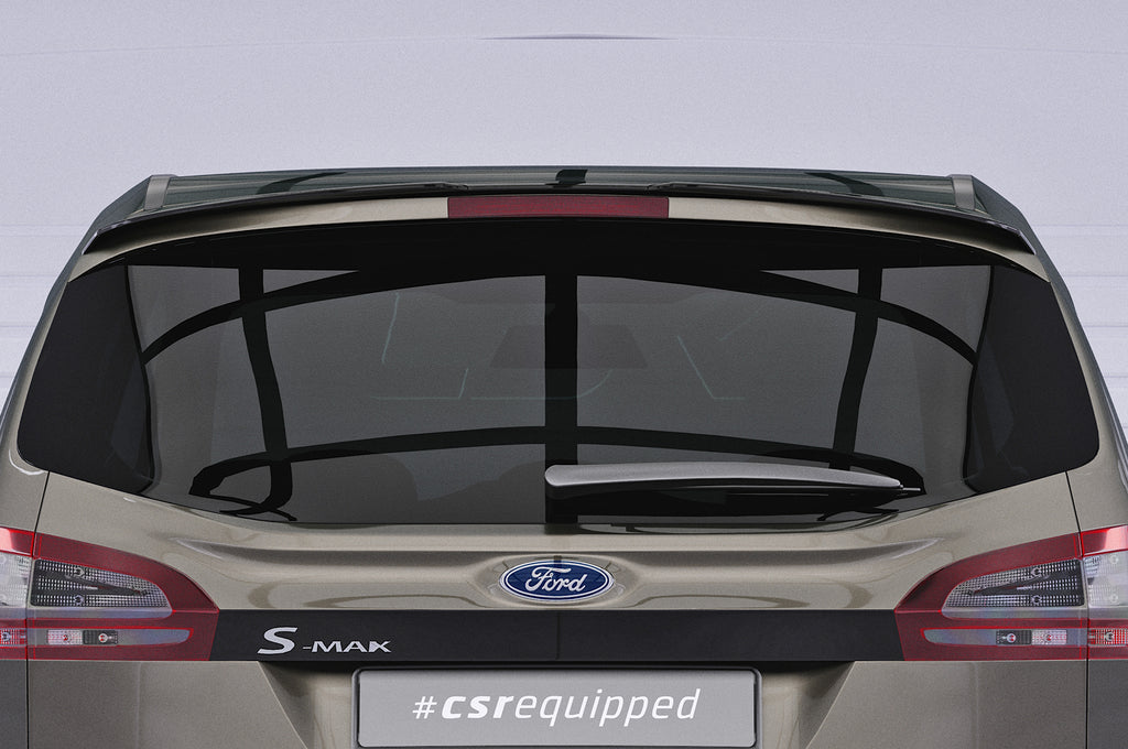 CSR Heckspoiler | Heckflügel mit ABE für Ford S-Max 1. Gen HF769-L Unlackiert roh (Lackierung erforderlich)
