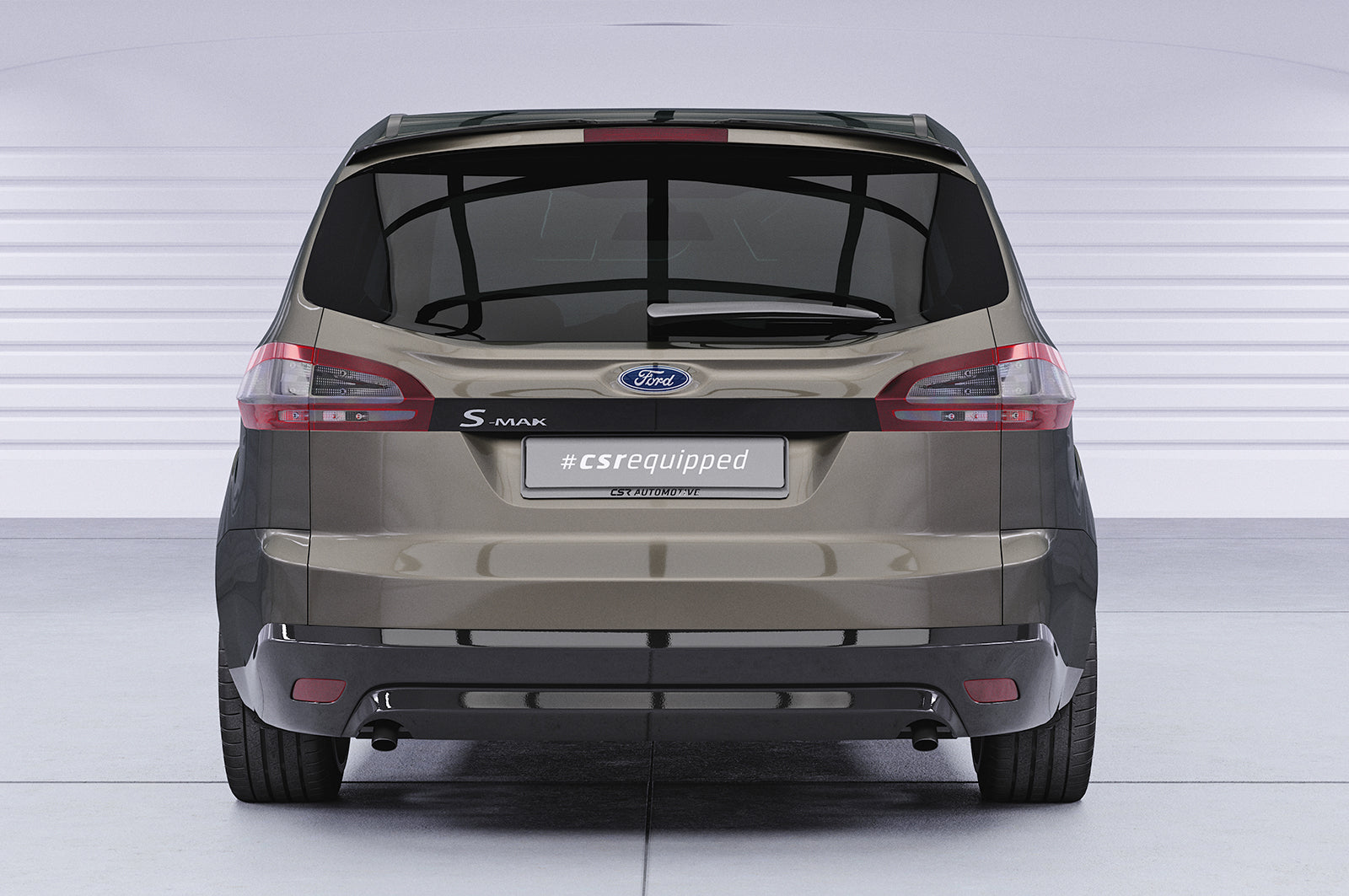CSR Heckspoiler | Heckflügel mit ABE für Ford S-Max 1. Gen HF769-L Unlackiert roh (Lackierung erforderlich)