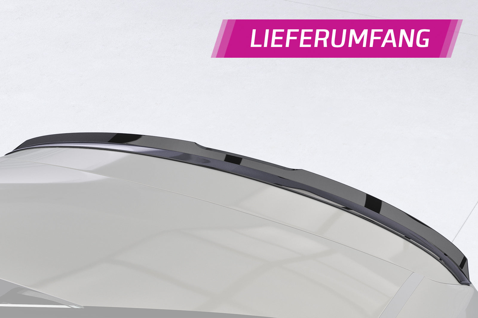 CSR Heckspoiler | Heckflügel mit ABE für Ford S-Max 1. Gen HF769-C Carbon Look Hochglanz (keine Lackierung erforderlich)