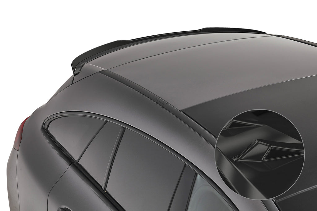 CSR Heckspoiler | Heckflügel mit ABE für Mercedes-Benz CLA X118 Shooting Brake HF773-G Glossy schwarz Hochglanz (keine Lackierung erforderlich)