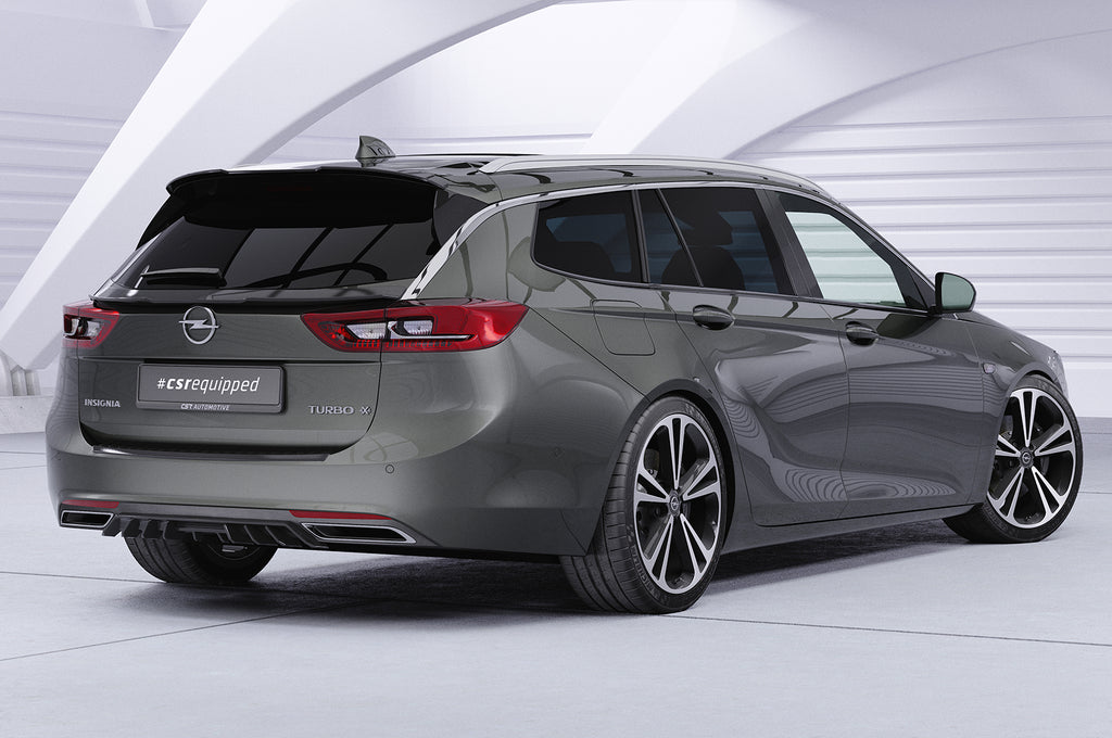 CSR Heckspoiler | Heckflügel mit ABE für Opel Insignia B Sports Tourer HF775-L Unlackiert roh (Lackierung erforderlich)