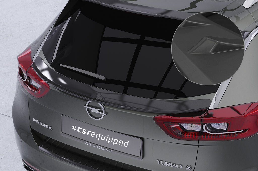 CSR Heckspoiler | Heckflügel mit ABE für Opel Insignia B Sports Tourer HF775-L Unlackiert roh (Lackierung erforderlich)