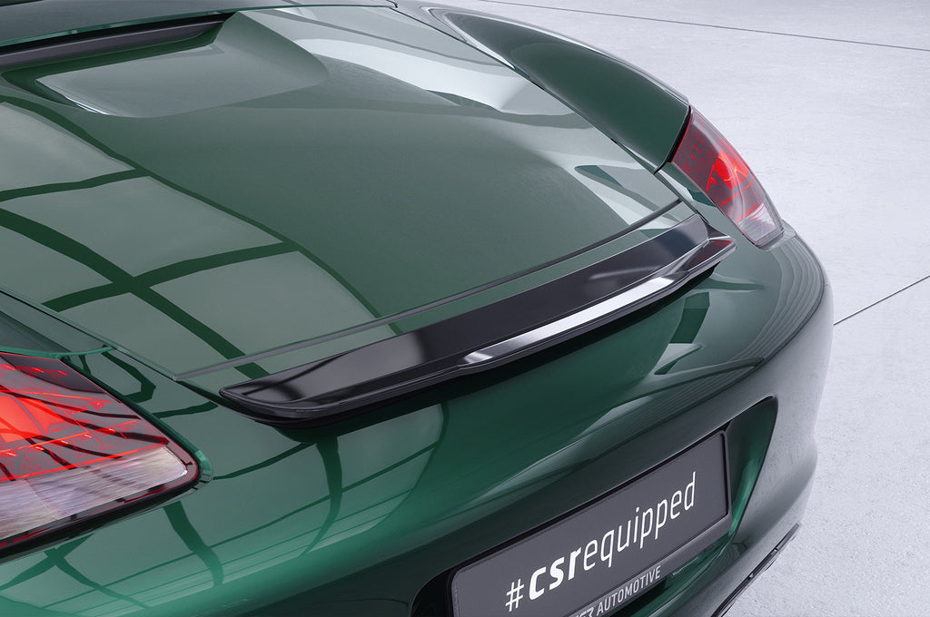 CSR Heckspoiler | Heckflügel mit ABE für Porsche Boxster 987 / Cayman 987 Facelift HF778-G Glossy schwarz Hochglanz (keine Lackierung erforderlich)