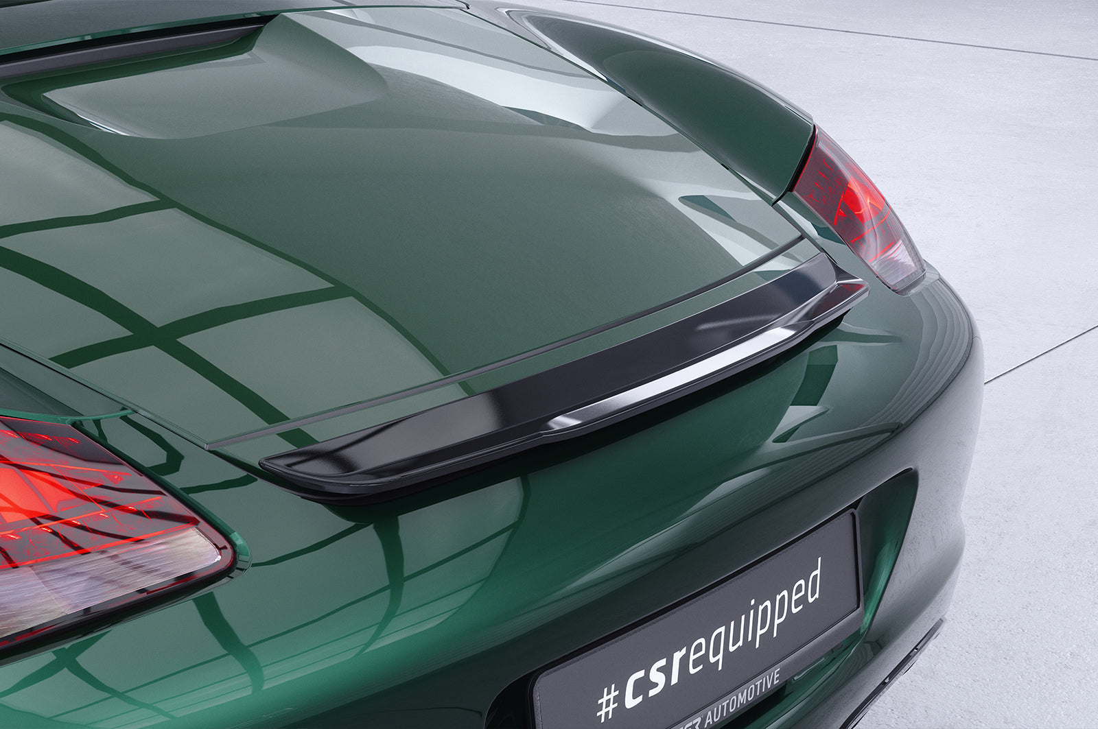 CSR Heckspoiler | Heckflügel mit ABE für Porsche Boxster 987 / Cayman 987 Facelift HF778-G Glossy schwarz Hochglanz (keine Lackierung erforderlich)