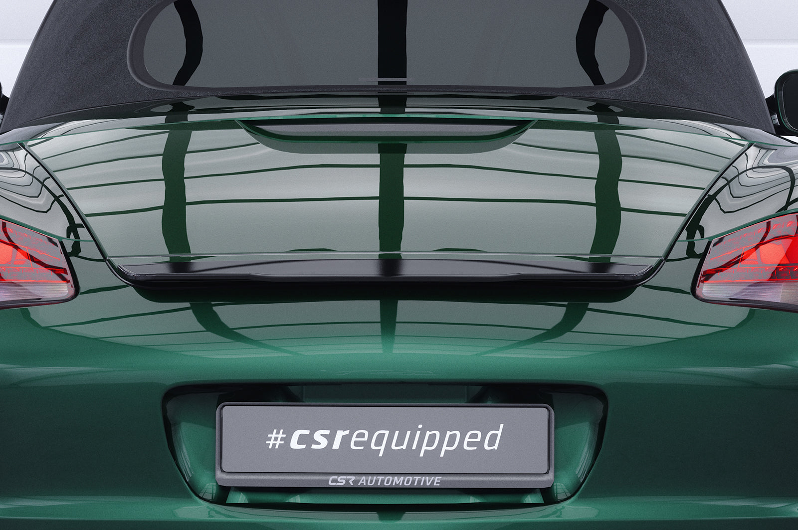 CSR Heckspoiler | Heckflügel mit ABE für Porsche Boxster 987 / Cayman 987 Facelift HF778-G Glossy schwarz Hochglanz (keine Lackierung erforderlich)