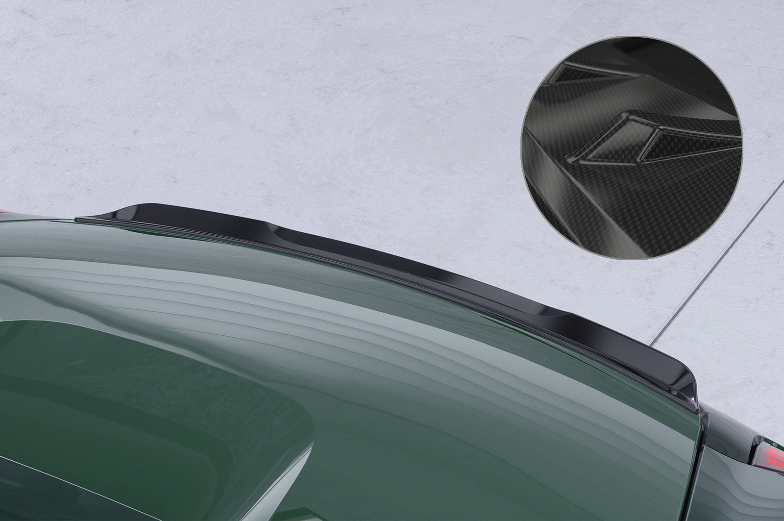 CSR Heckspoiler | Heckflügel mit ABE für Porsche Boxster 987 / Cayman 987 Facelift HF778-C Carbon Look Hochglanz (keine Lackierung erforderlich)