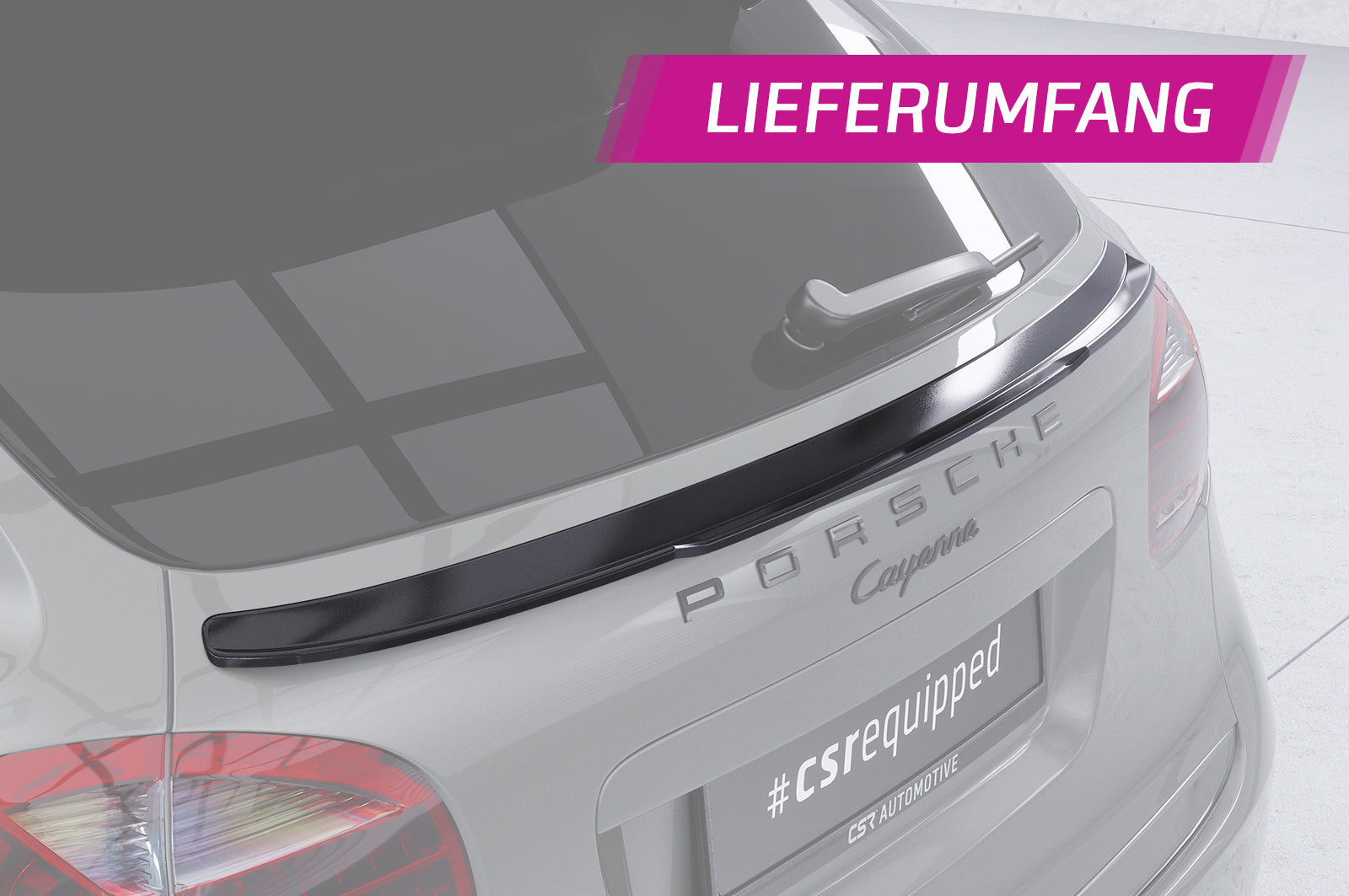 CSR Heckspoiler | Heckflügel mit ABE für Porsche Cayenne Typ 92A HF782