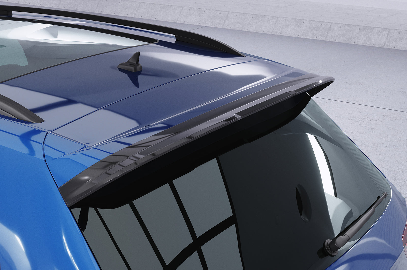 CSR Heckspoiler | Heckflügel mit ABE für VW VW Tiguan II (Typ AD1) R / R-Line HF783-L Unlackiert roh (Lackierung erforderlich)