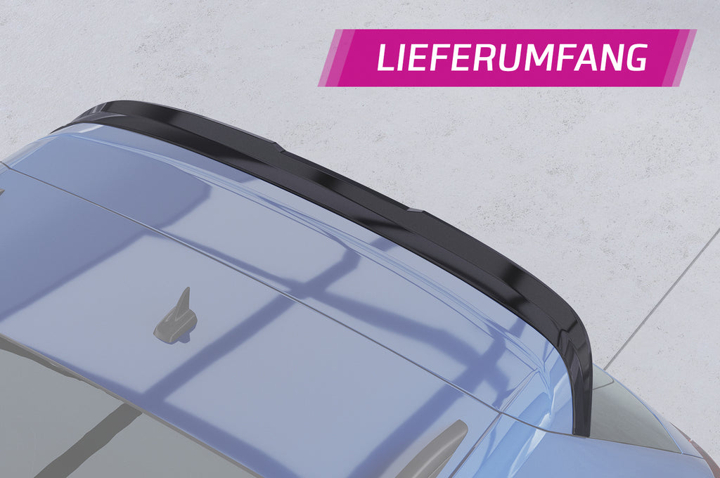 CSR Heckspoiler | Heckflügel mit ABE für VW VW Tiguan II (Typ AD1) R / R-Line HF783-G Glossy schwarz Hochglanz (keine Lackierung erforderlich)