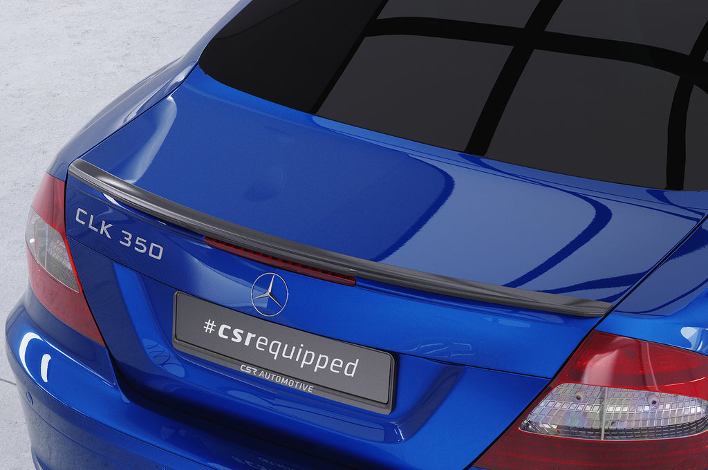 CSR Heckspoiler | Heckflügel mit ABE für Mercedes-Benz CLK C209/A209 HF784-C Carbon Look Hochglanz (keine Lackierung erforderlich)