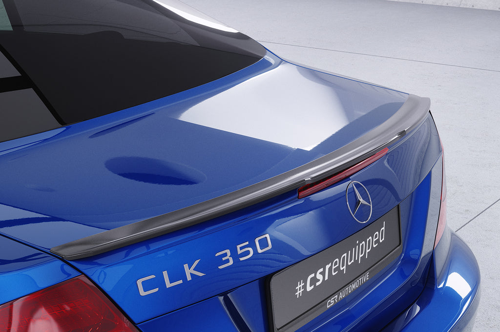 CSR Heckspoiler | Heckflügel mit ABE für Mercedes-Benz CLK C209/A209 HF784-S Strukturiert schwarz matt (keine Lackierung erforderlich)