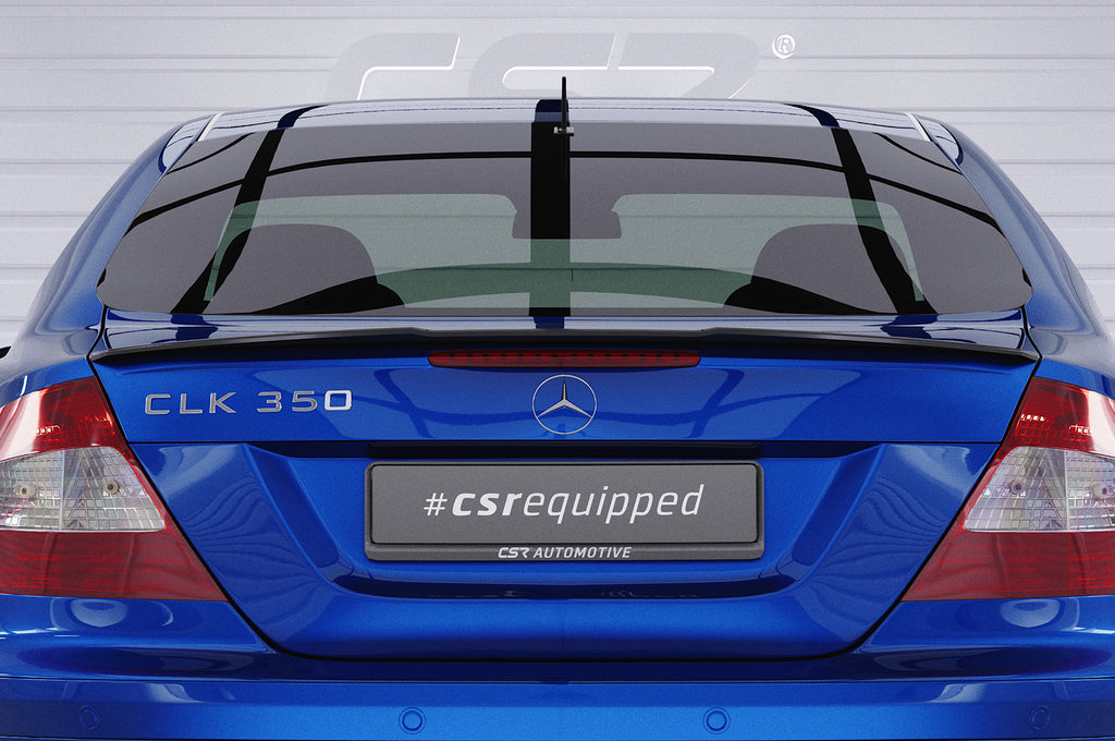 CSR Heckspoiler | Heckflügel mit ABE für Mercedes-Benz CLK C209/A209 HF784-S Strukturiert schwarz matt (keine Lackierung erforderlich)