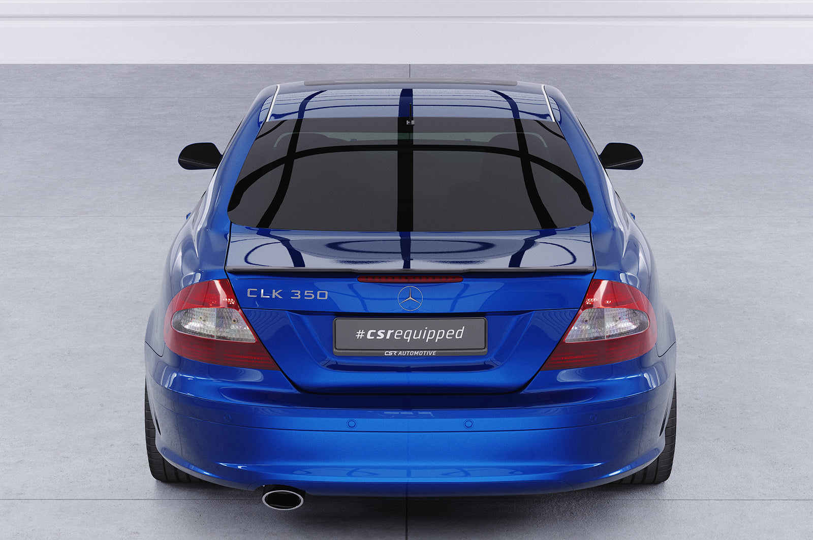 CSR Heckspoiler | Heckflügel mit ABE für Mercedes-Benz CLK C209/A209 HF784-C Carbon Look Hochglanz (keine Lackierung erforderlich)