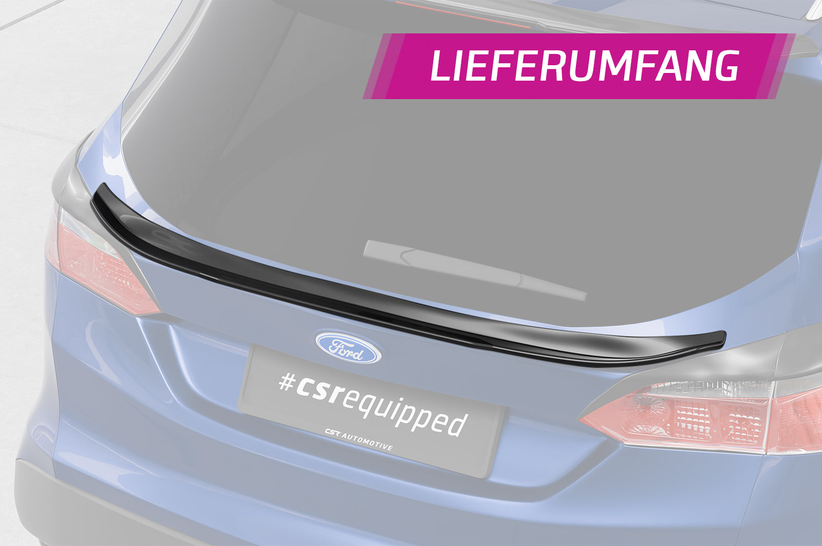 CSR Heckspoiler | Heckflügel mit ABE für Ford Focus MK3 Turnier HF786