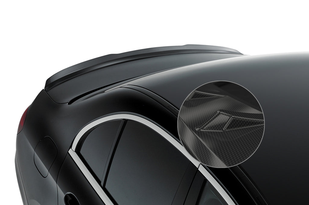 CSR Heckspoiler | Heckflügel mit ABE für Mercedes-Benz E-Klasse W213 Limousine HF789-C Carbon Look Hochglanz (keine Lackierung erforderlich)