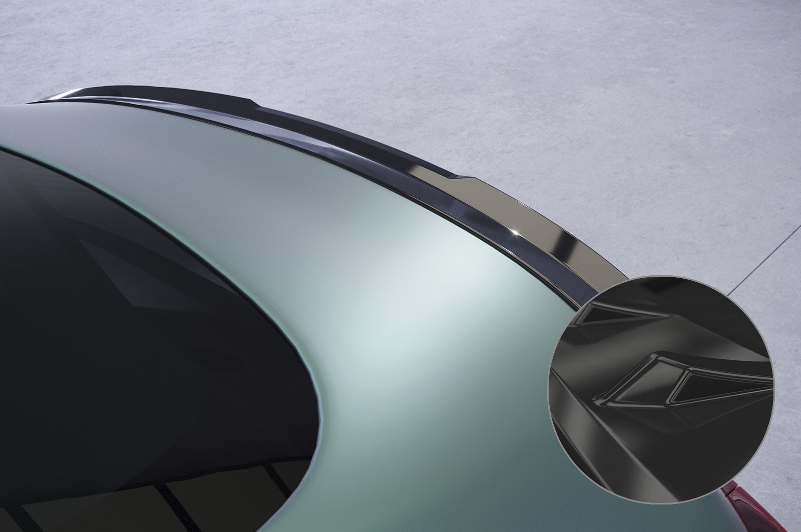 CSR Heckspoiler | Heckflügel mit ABE für Tesla Model 3 HF792-G Glossy schwarz Hochglanz (keine Lackierung erforderlich)
