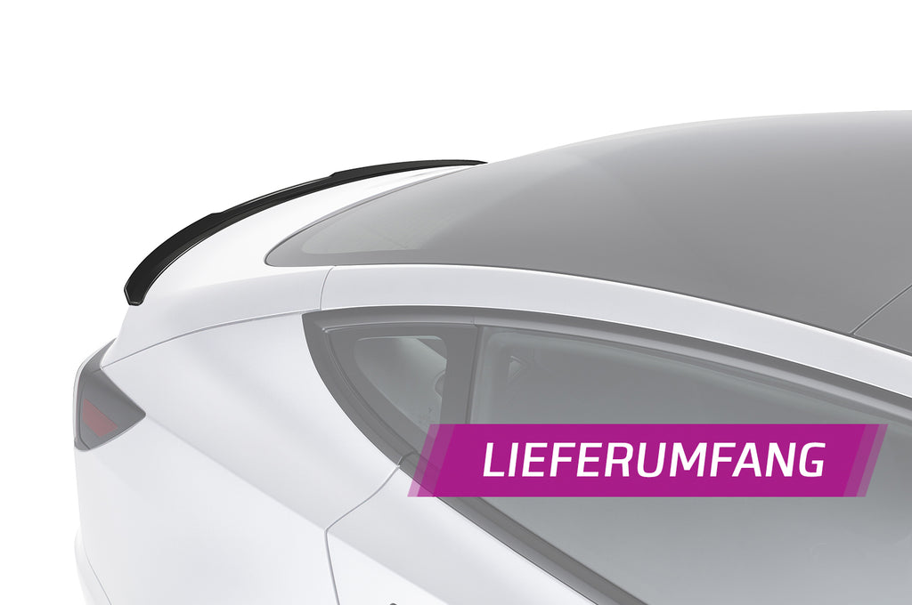 CSR Heckspoiler | Heckflügel mit ABE für Tesla Model 3 HF792-L Unlackiert roh (Lackierung erforderlich)