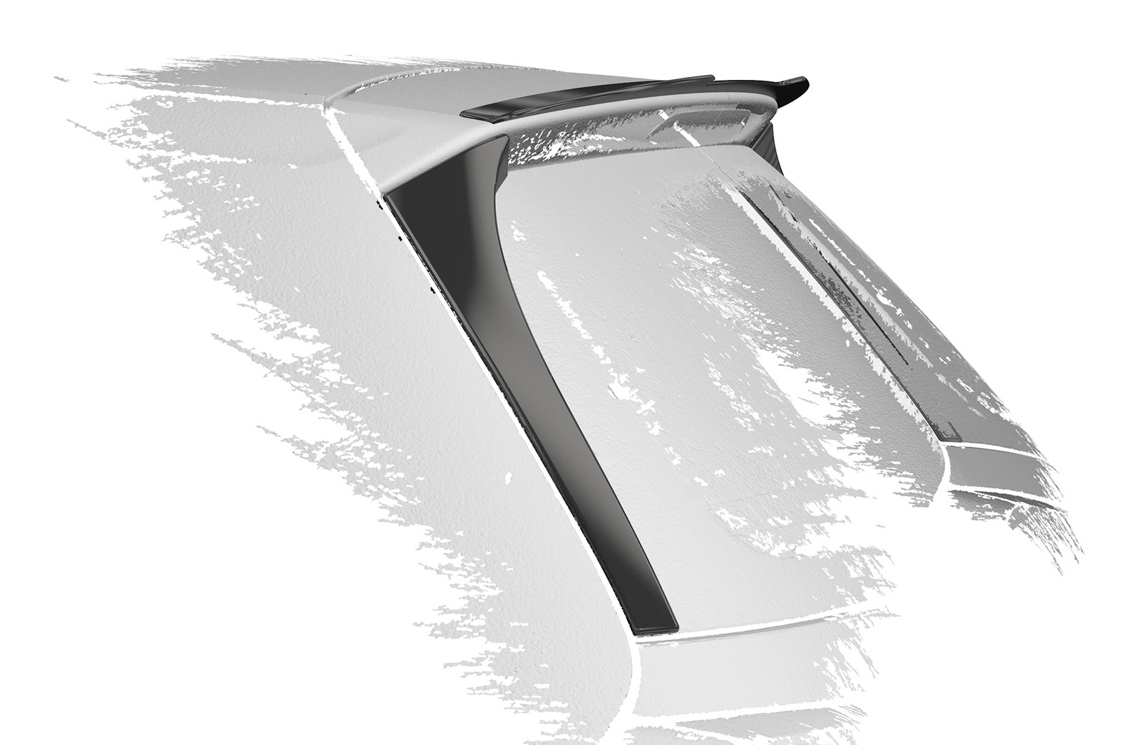 CSR Heckspoiler | Heckflügel mit ABE für VW Golf 7 Basis HF794-C Carbon Look Hochglanz (keine Lackierung erforderlich)