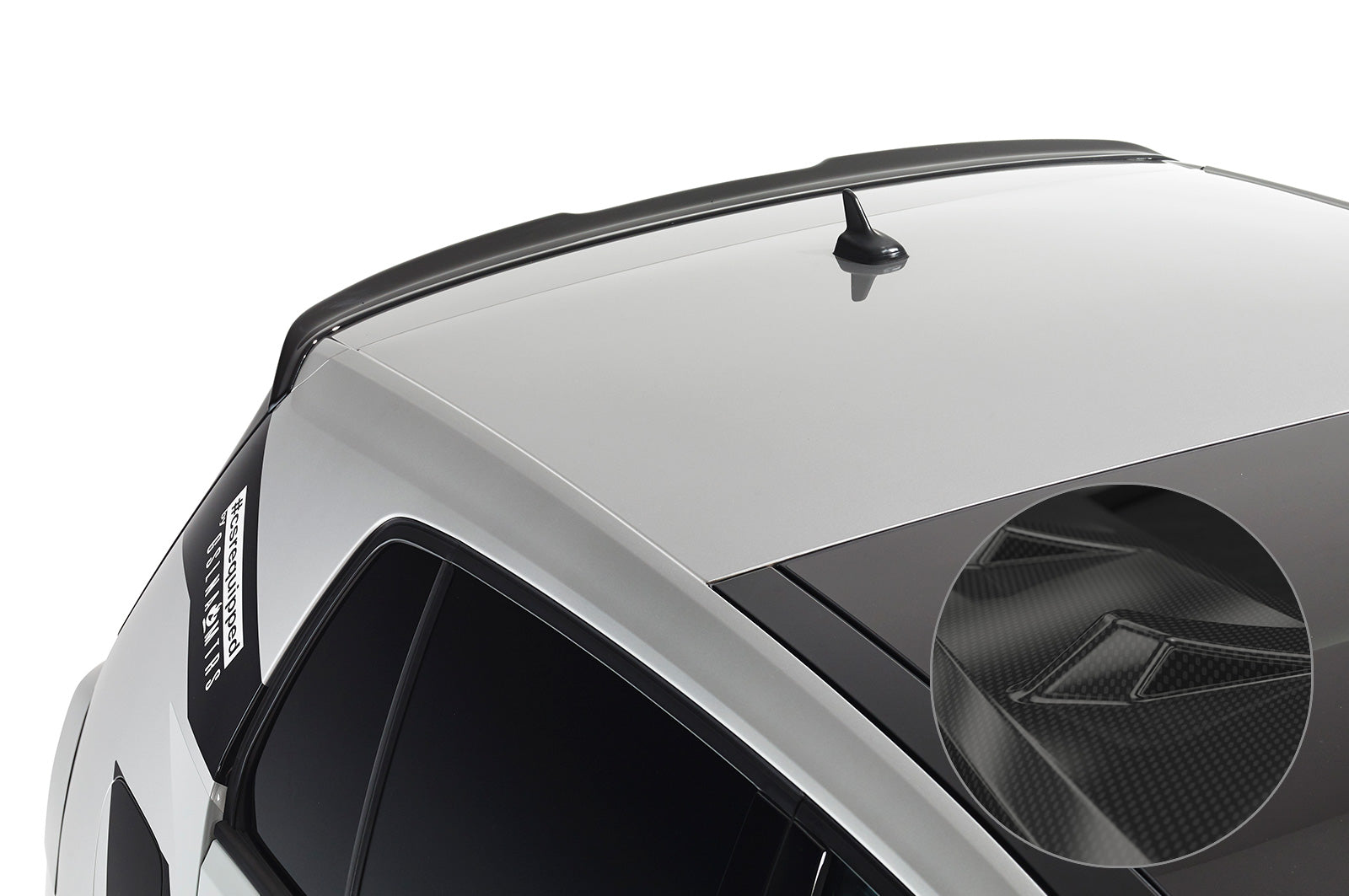 CSR Heckspoiler | Heckflügel mit ABE für VW Golf 7 Basis HF795-C Carbon Look Hochglanz (keine Lackierung erforderlich)