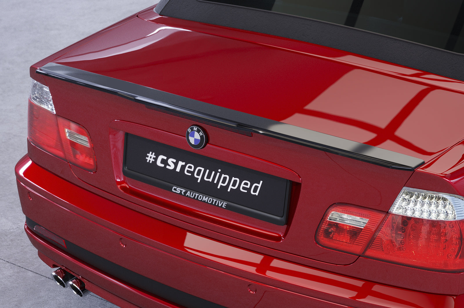 CSR Heckspoiler | Heckflügel mit ABE für BMW 3er E46 Coupe / Cabrio HF796