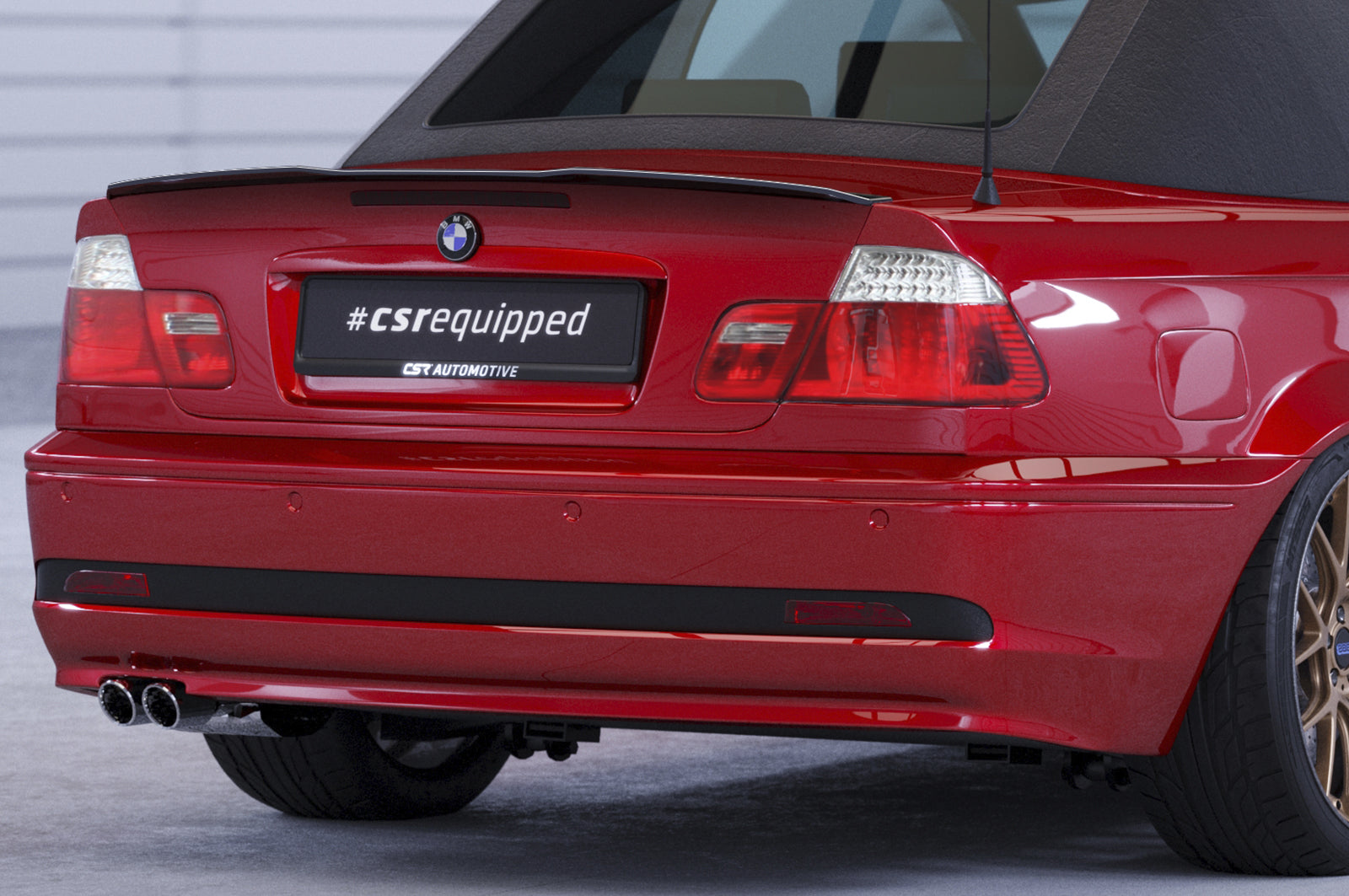 CSR Heckspoiler | Heckflügel mit ABE für BMW 3er E46 Coupe / Cabrio HF796