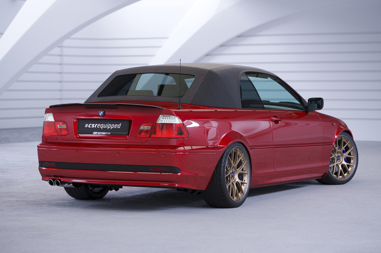 CSR Heckspoiler | Heckflügel mit ABE für BMW 3er E46 Coupe / Cabrio HF796