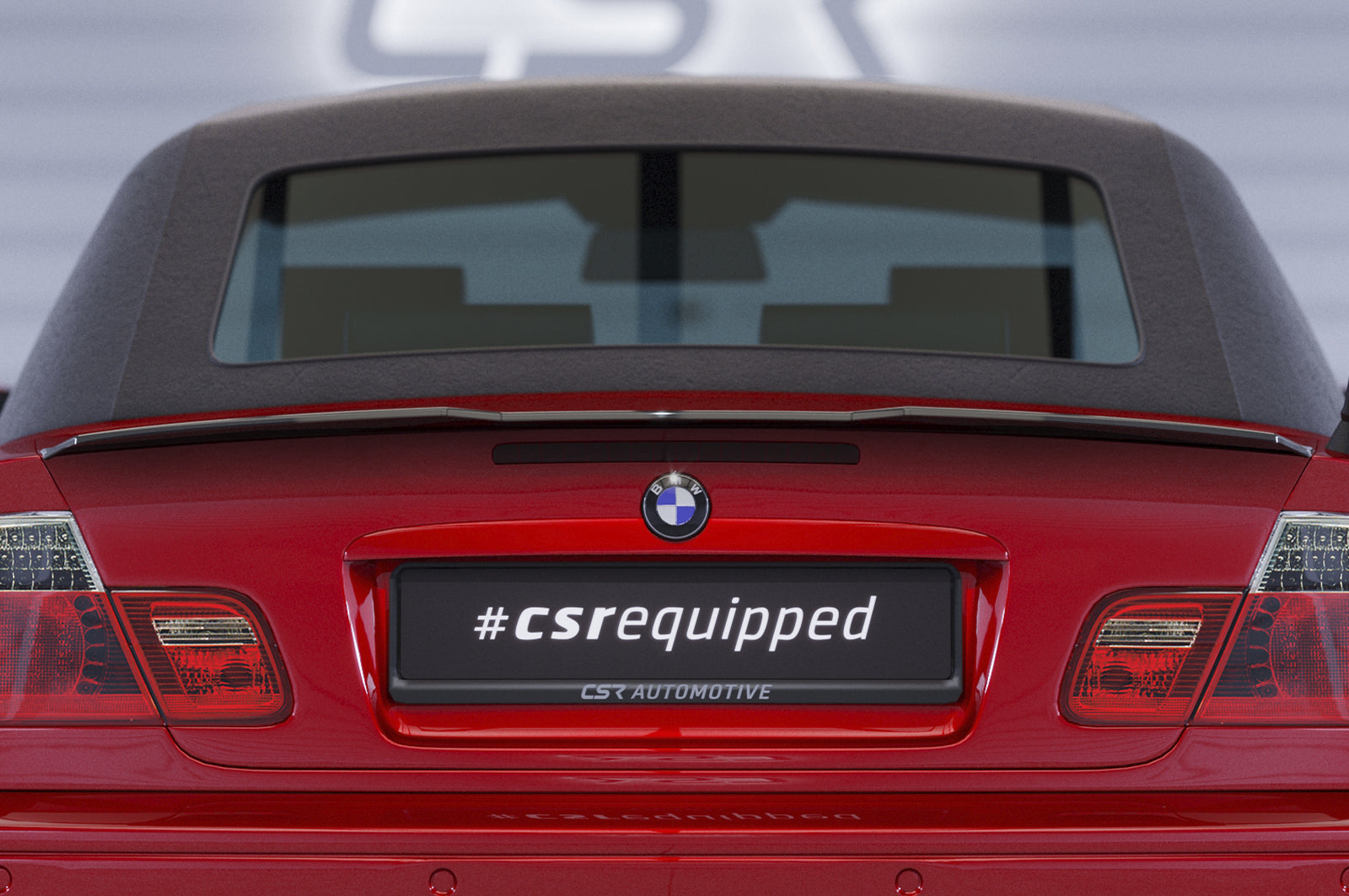 CSR Heckspoiler | Heckflügel mit ABE für BMW 3er E46 Coupe / Cabrio HF796