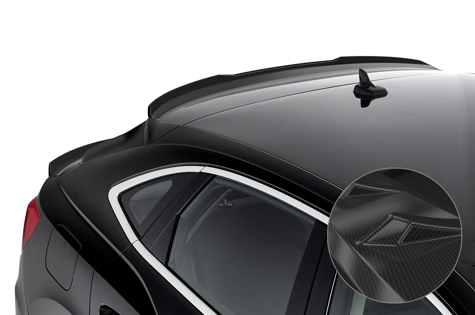 CSR Heckspoiler | Heckflügel mit ABE für Audi Q3 (Typ F3) Sportback HF797-C Carbon Look Hochglanz (keine Lackierung erforderlich)