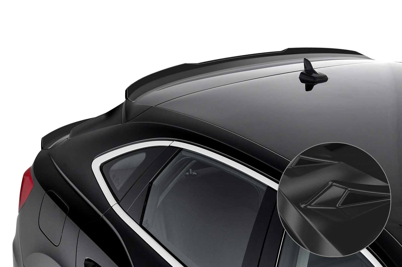 CSR Heckspoiler | Heckflügel mit ABE für Audi Q3 (Typ F3) Sportback HF797-G Glossy schwarz Hochglanz (keine Lackierung erforderlich)