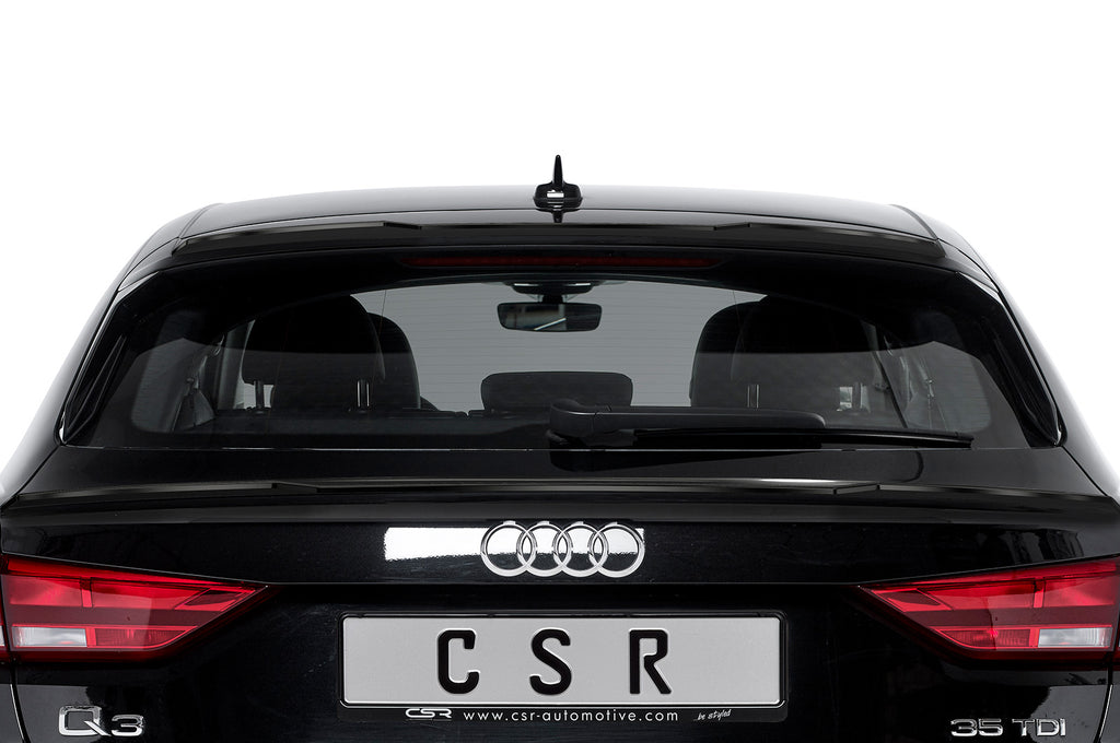 CSR Heckspoiler | Heckflügel mit ABE für Audi Q3 (Typ F3) Sportback HF797-G Glossy schwarz Hochglanz (keine Lackierung erforderlich)