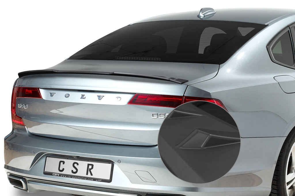 CSR Heckspoiler | Heckflügel mit ABE für Volvo S90 HF799-L Unlackiert roh (Lackierung erforderlich)