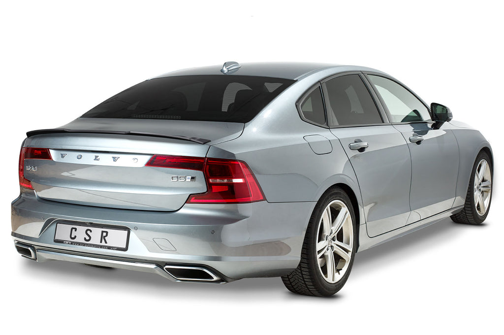 CSR Heckspoiler | Heckflügel mit ABE für Volvo S90 HF799-S Strukturiert schwarz matt (keine Lackierung erforderlich)