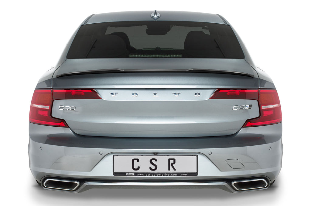 CSR Heckspoiler | Heckflügel mit ABE für Volvo S90 HF799-S Strukturiert schwarz matt (keine Lackierung erforderlich)